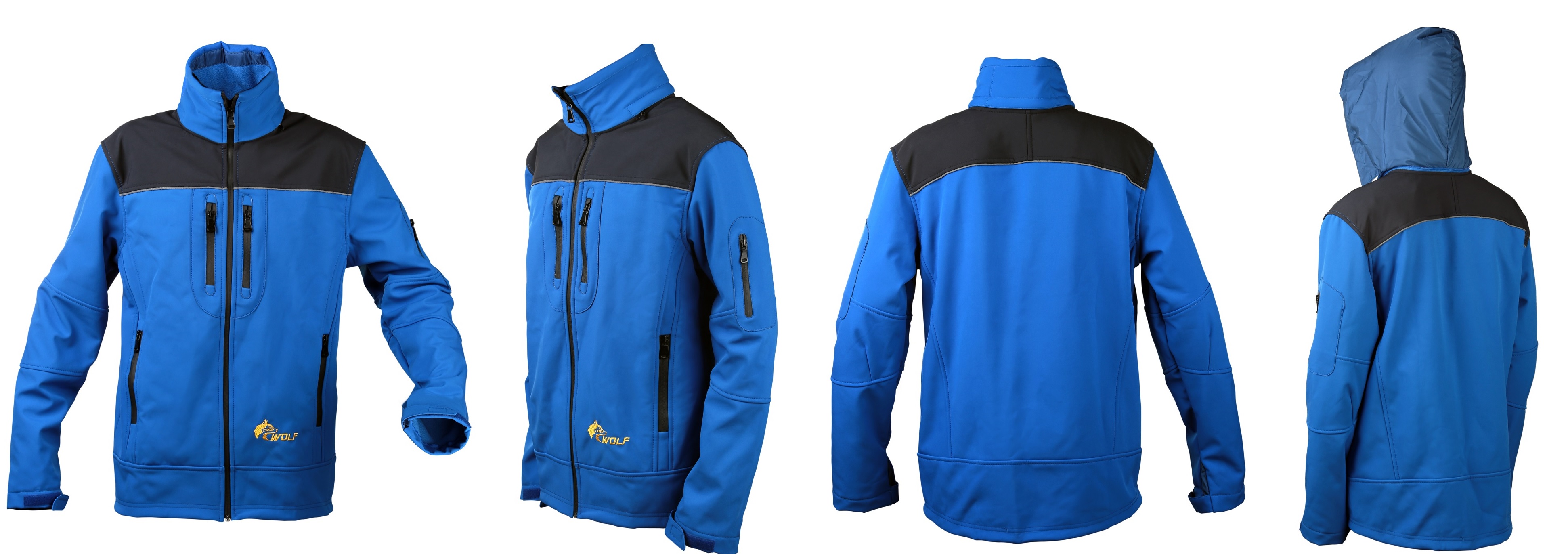 Reflektör Şeritli Softshell Mont CW001732