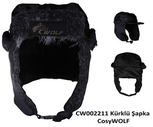 Kürklü Şapka CW002211 CosyWolf