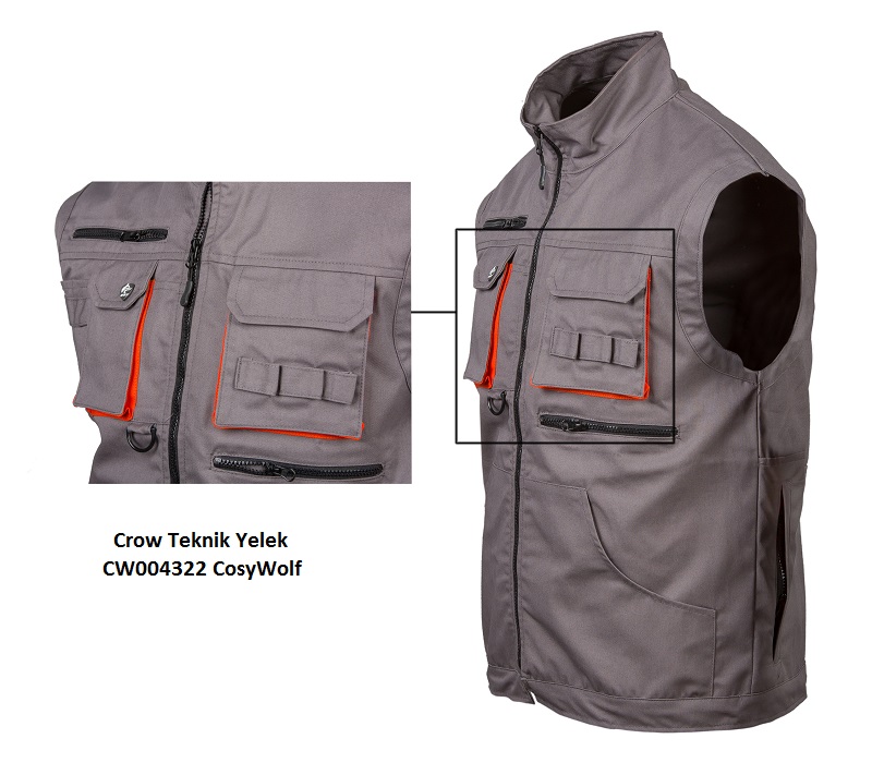 CosyWolf Crow Teknik İş yeleği CW004322