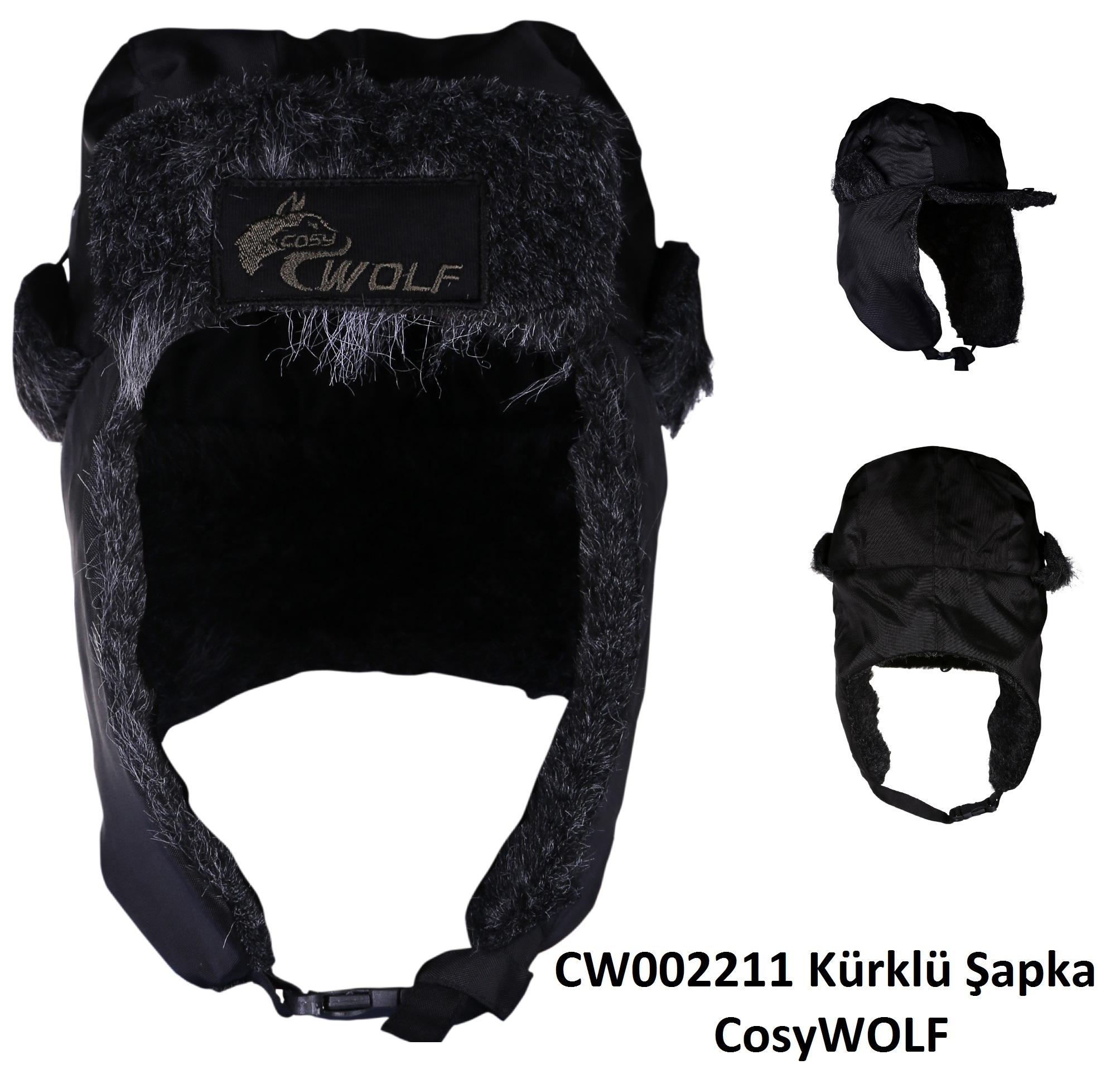 Kürklü Şapka CW002211 CosyWolf