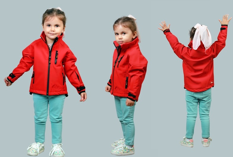 CW003552 Edirne Sofshell Çocuk Mont Cosywolf 