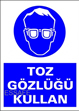 GÖZ KORUMA LEVHASI 