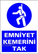 EMNİYET KEMERİ LEVHASI